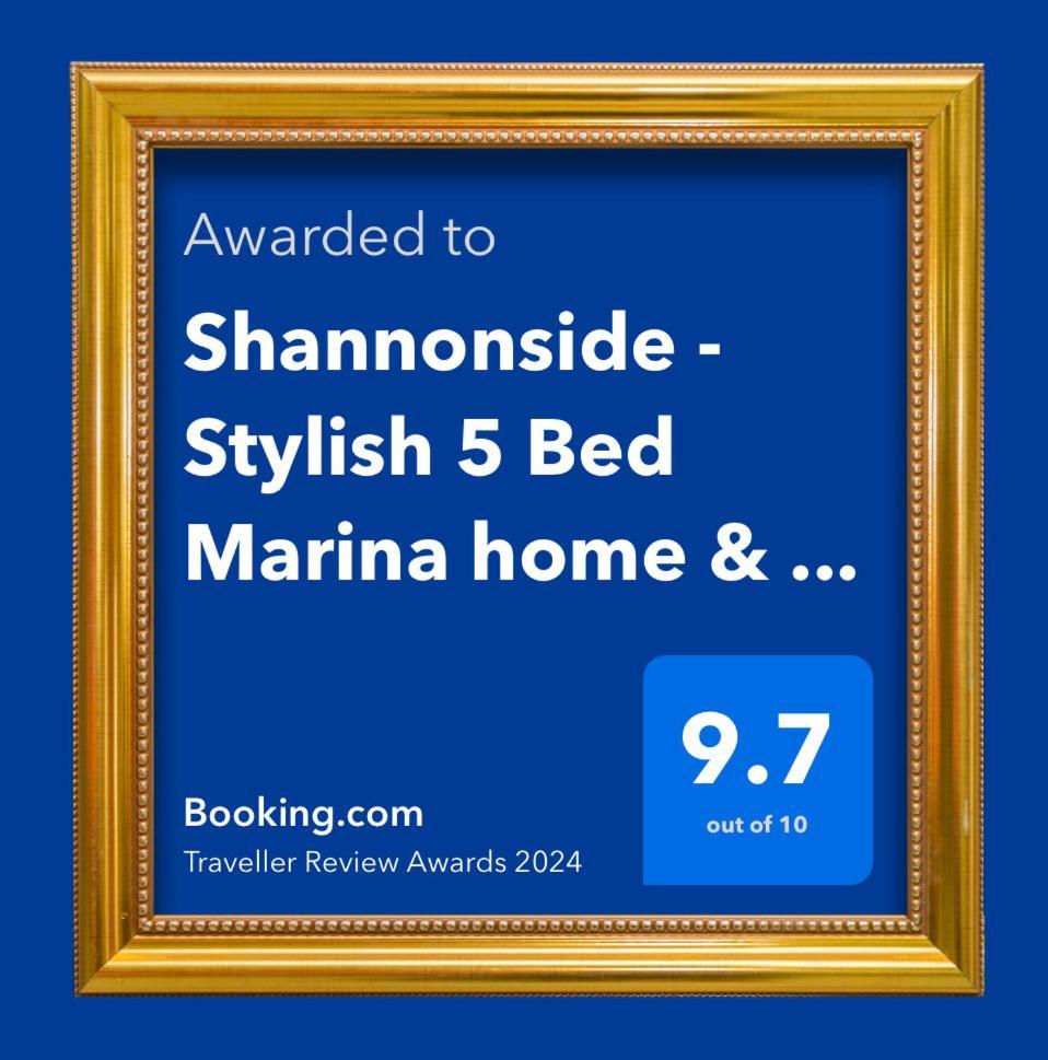 Shannonside - Stylish 5 Bed Marina Home & 40Ft Mooring Termonbarry Exterior foto